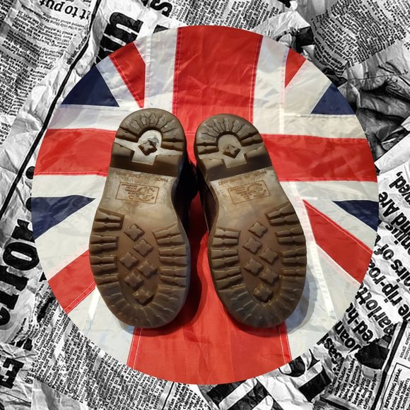 Vintage Doc Martens Brown Steel Toe Work Boots - Picture 2 of 4